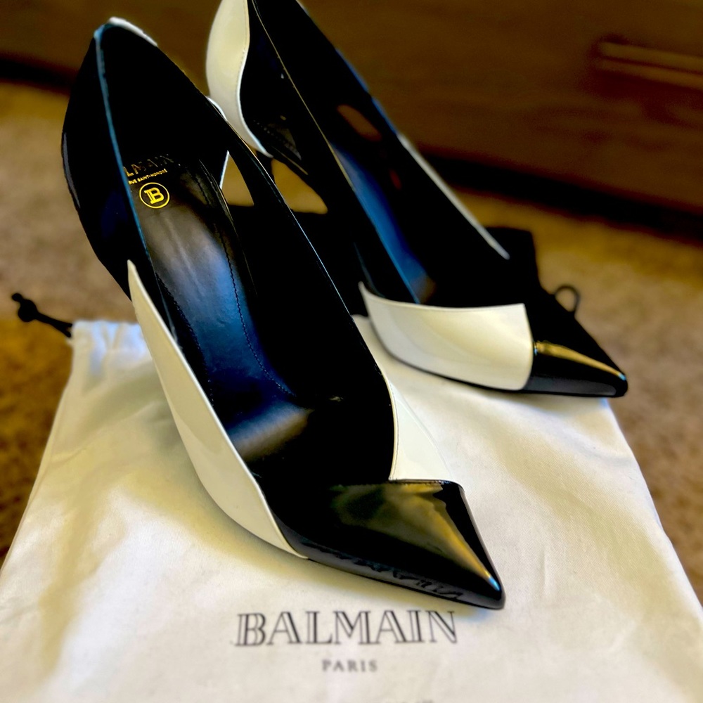 Balmain
100mm pointed-toe pumps